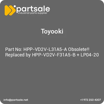 hpp-vd2v-l31a5-a-obsolete-replaced-by-hpp-vd2v-f31a5-b-lp04-20