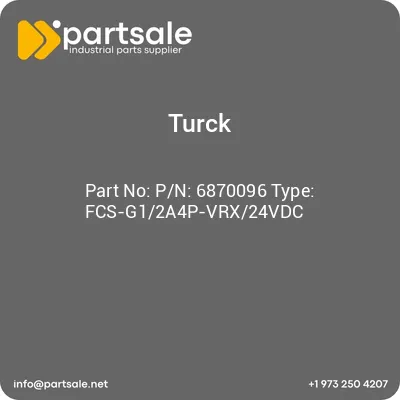 pn-6870096-type-fcs-g12a4p-vrx24vdc
