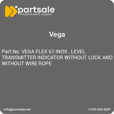 vega-flex-61-inox-level-transmitter-indicator-without-lock-and-without-wire-rope