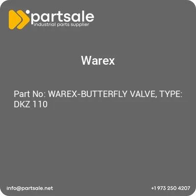 warex-butterfly-valve-type-dkz-110